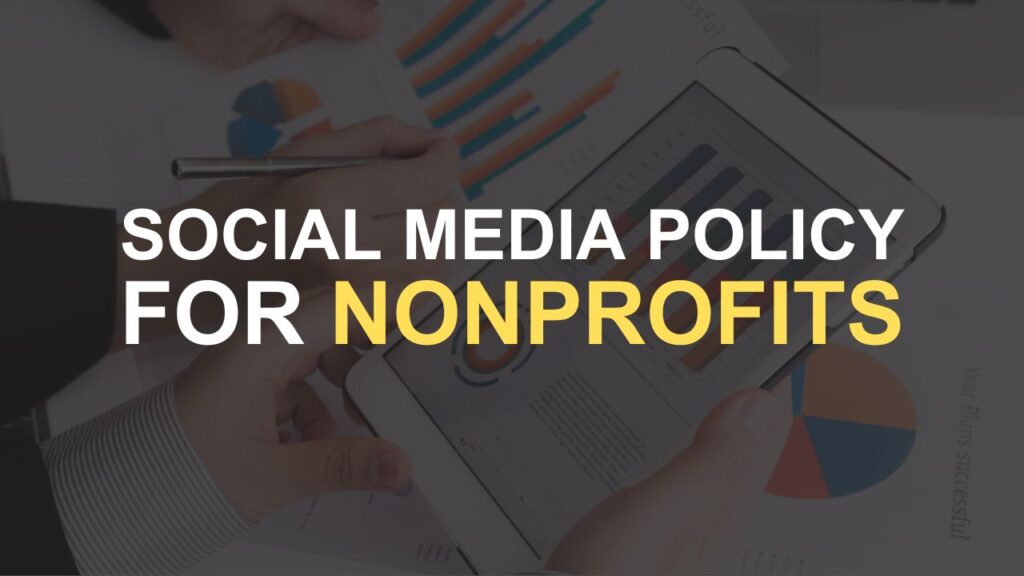 social media policy for nonprofits